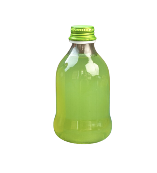 flacon en verre de liquide vaisselle lavande bio
