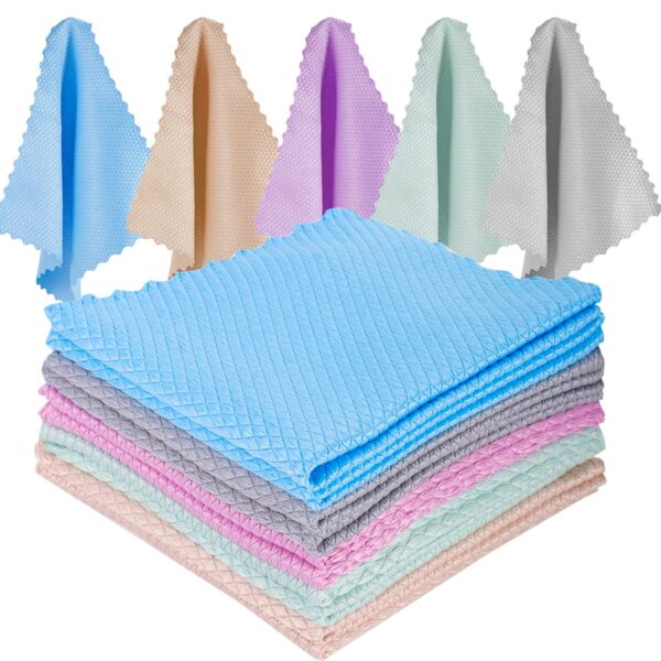 pile de chiffons et chiffons réutilisables